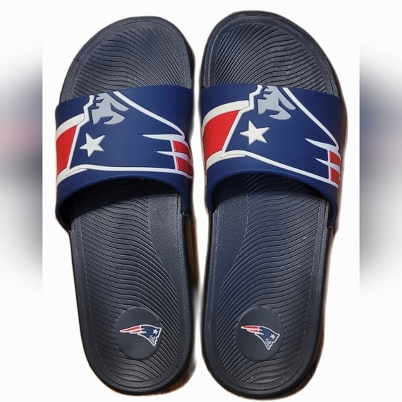 Fanatics Other - New England Patriots Mens Slide Sandals Read Sz Description Football Fan